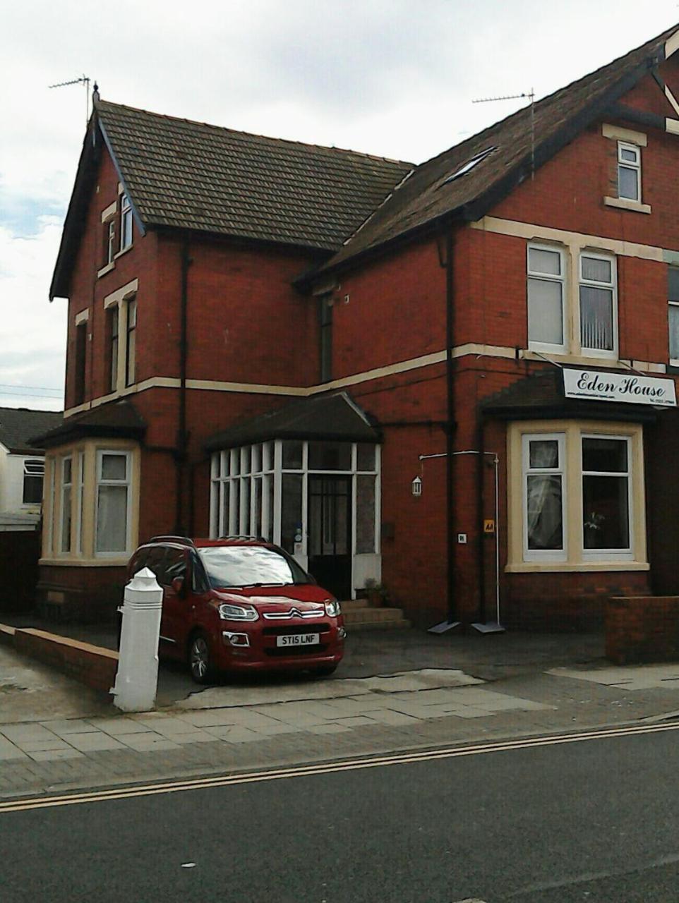 Bed and Breakfast Eden House Blackpool Exterior foto